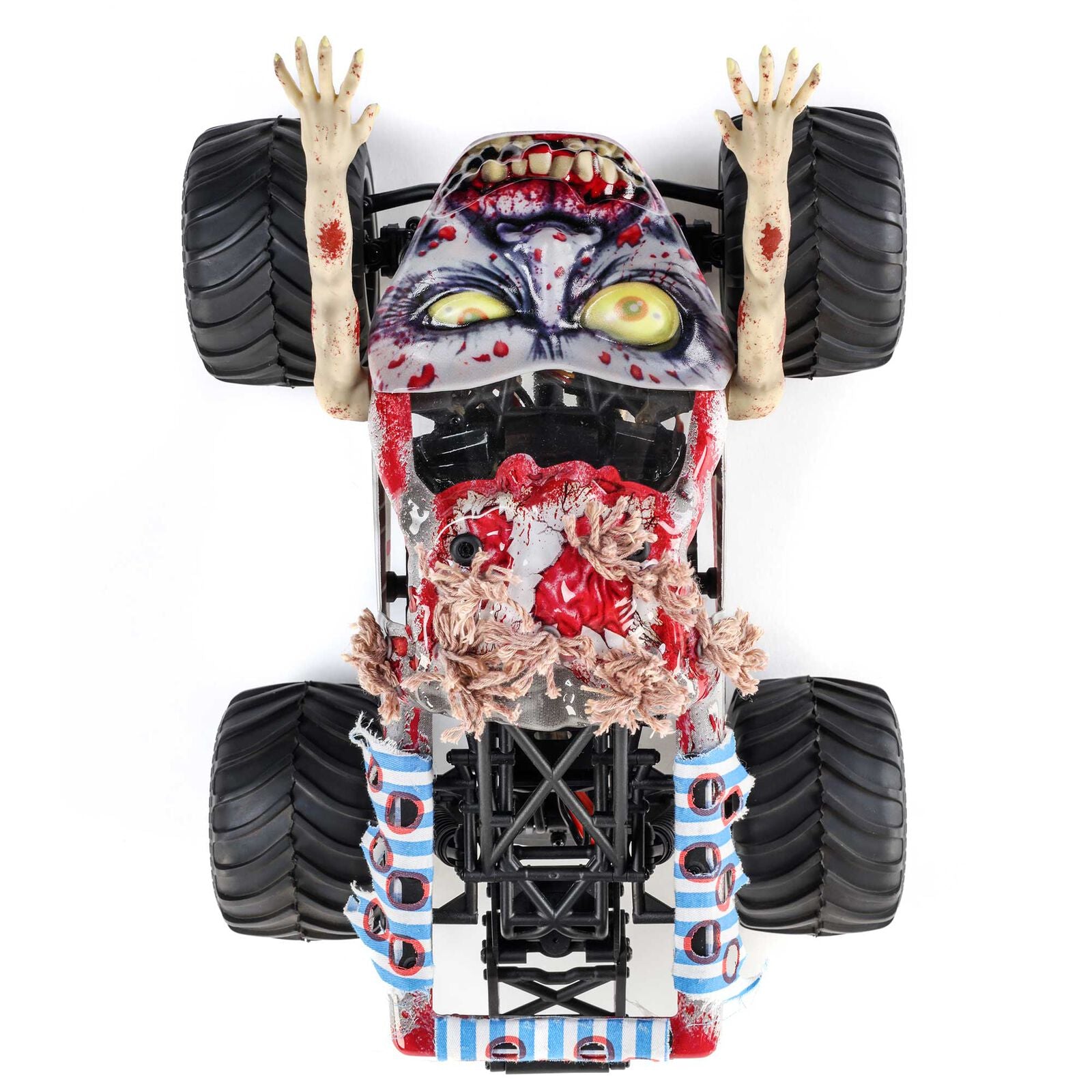 Losi 1/18 Mini LMT Zombie 2S 4X4 RTR Brushed Monster Truck